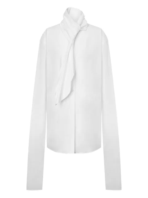 Alberta Ferretti scarf-collar shirt