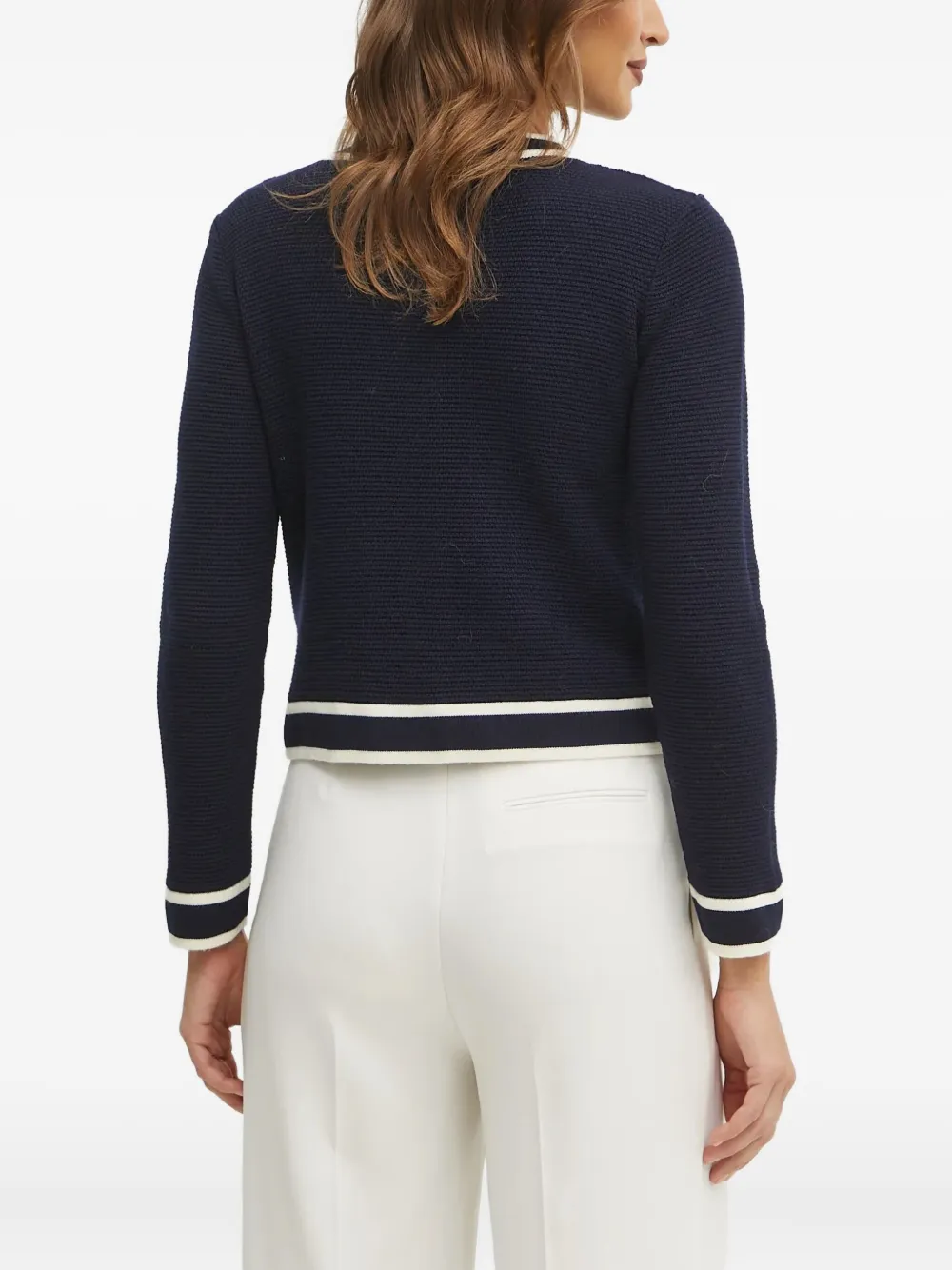LUISA SPAGNOLI button-fastening pocket cardigan Blauw
