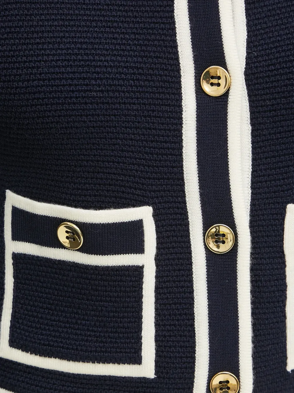 LUISA SPAGNOLI button-fastening pocket cardigan Blauw