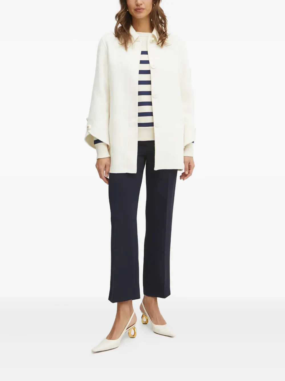 LUISA SPAGNOLI Flared broek - Blauw