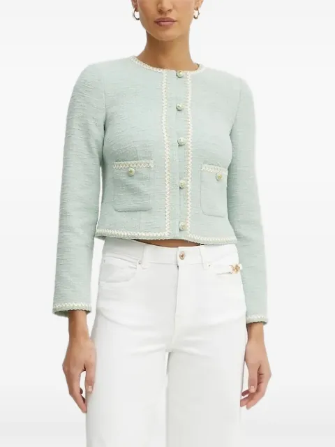 LUISA SPAGNOLI tweed embellished jacket 