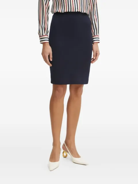 LUISA SPAGNOLI wool pencil midi skirt
