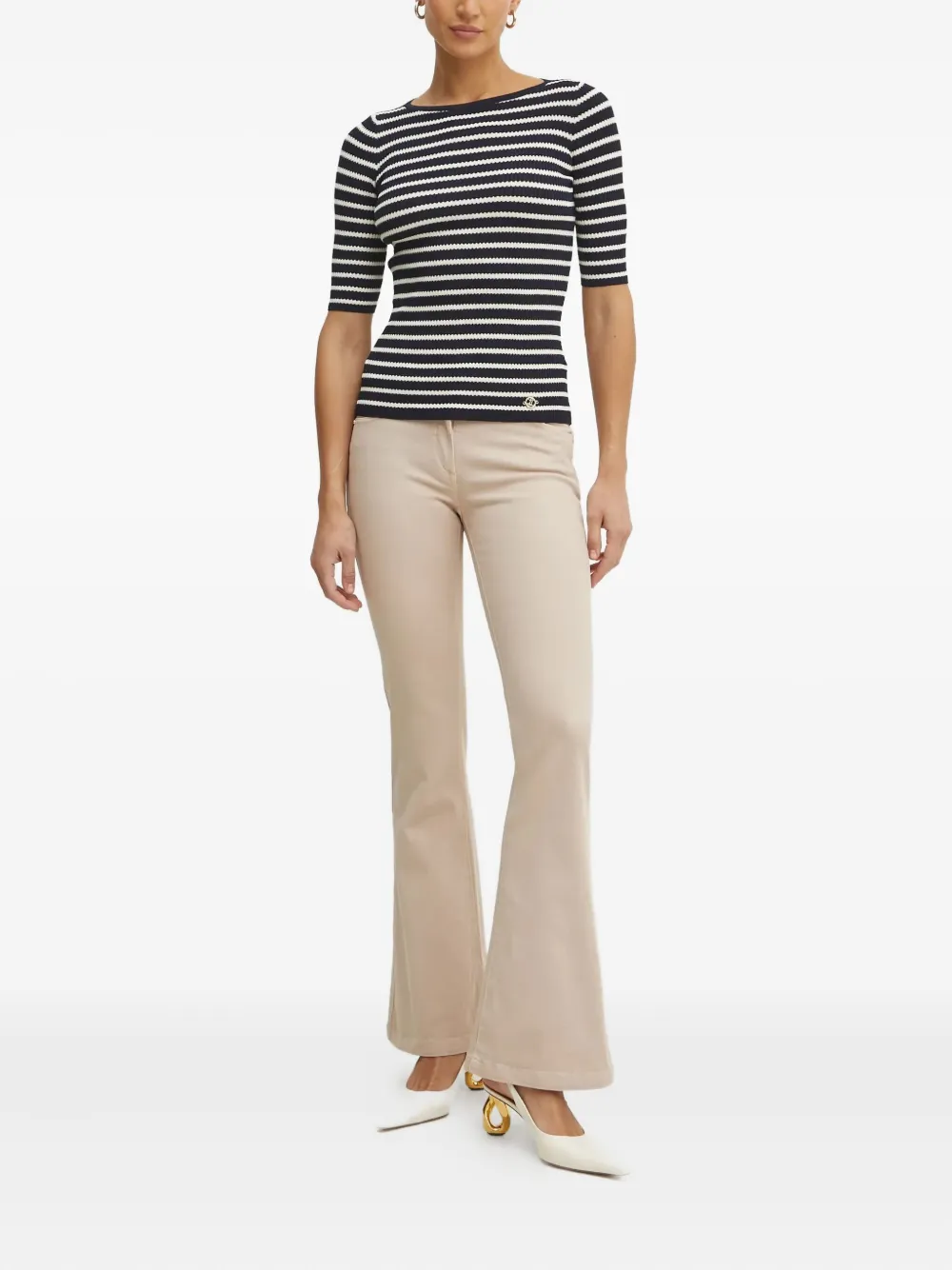 LUISA SPAGNOLI Jeans met vijf zakken - Beige
