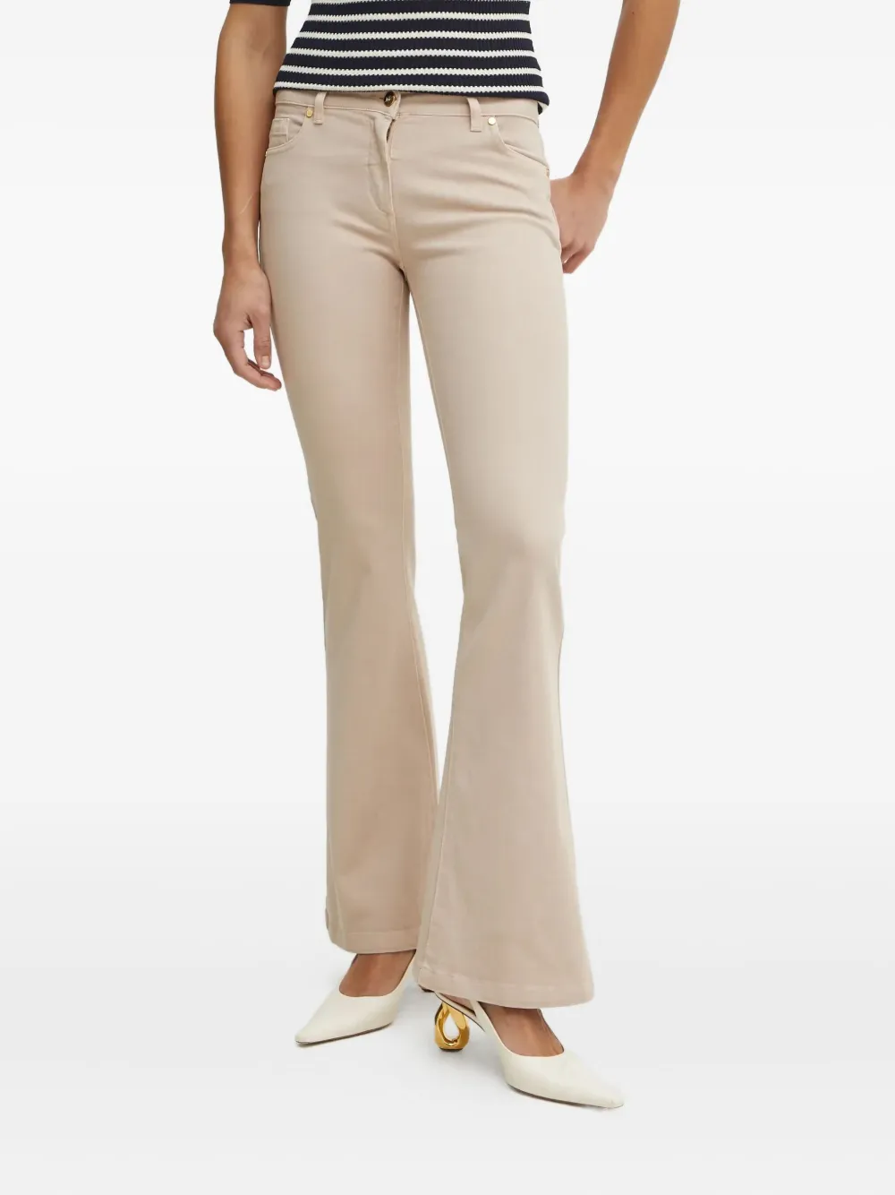 Luisa Spagnoli Five-pockets Jeans In Neutral