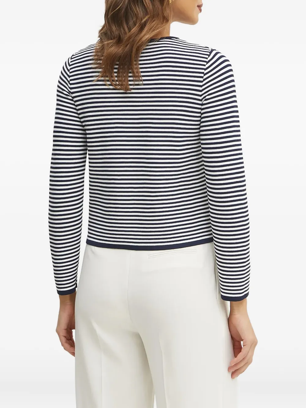  Luisa Spagnoli Striped Cardigan - Blue 