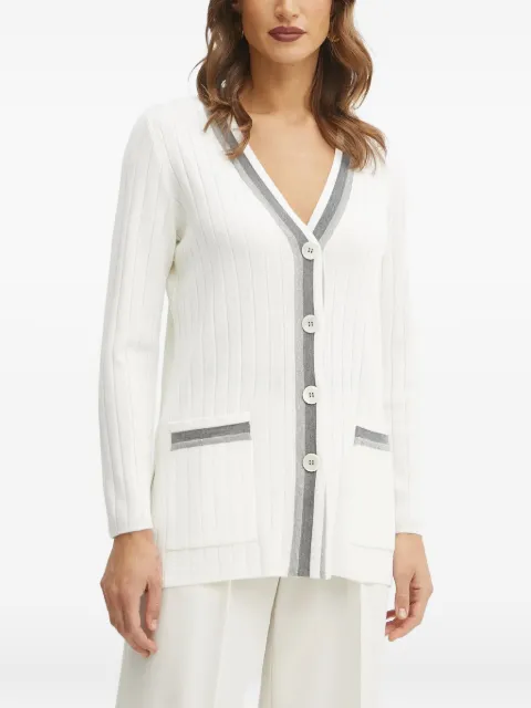 LUISA SPAGNOLI ribbed-knit cardigan