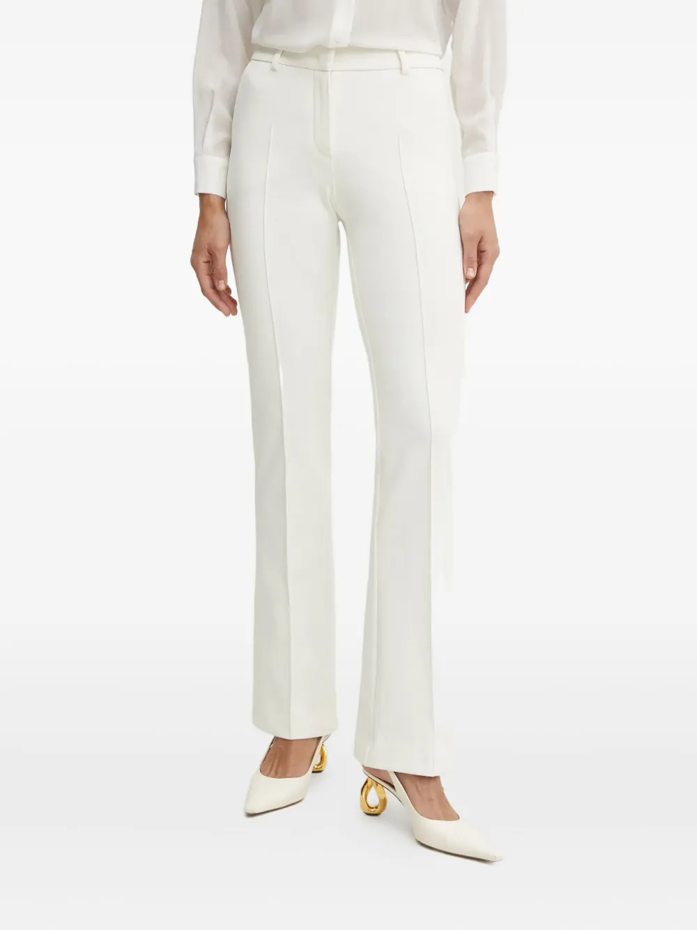 Luisa Spagnoli Classic Trousers In White