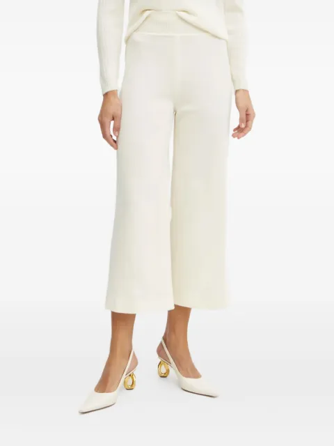 LUISA SPAGNOLI ribbed wide-leg trousers