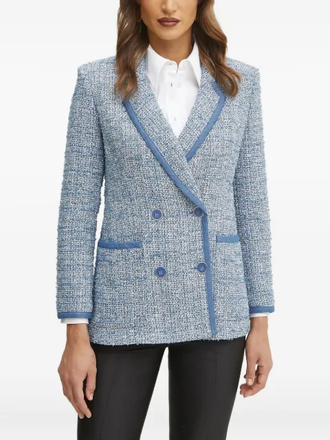 LUISA SPAGNOLI blazer en tweed à boutonnière croisée