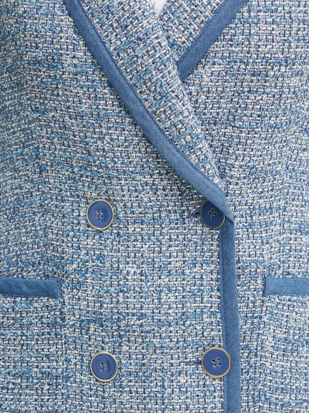 LUISA SPAGNOLI Blazer met dubbele rij knopen 3805 AVIO BLUE