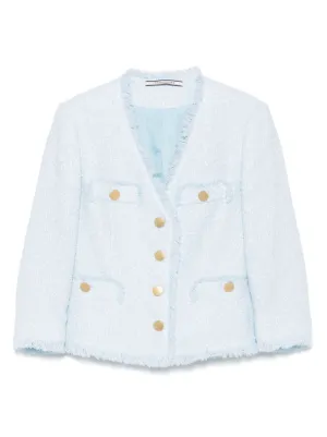 ジャケット TAGLIATORE DHARMA - Tweed jacket Tagliatore Dharma V-Neck Tweed Jacket – Cettire