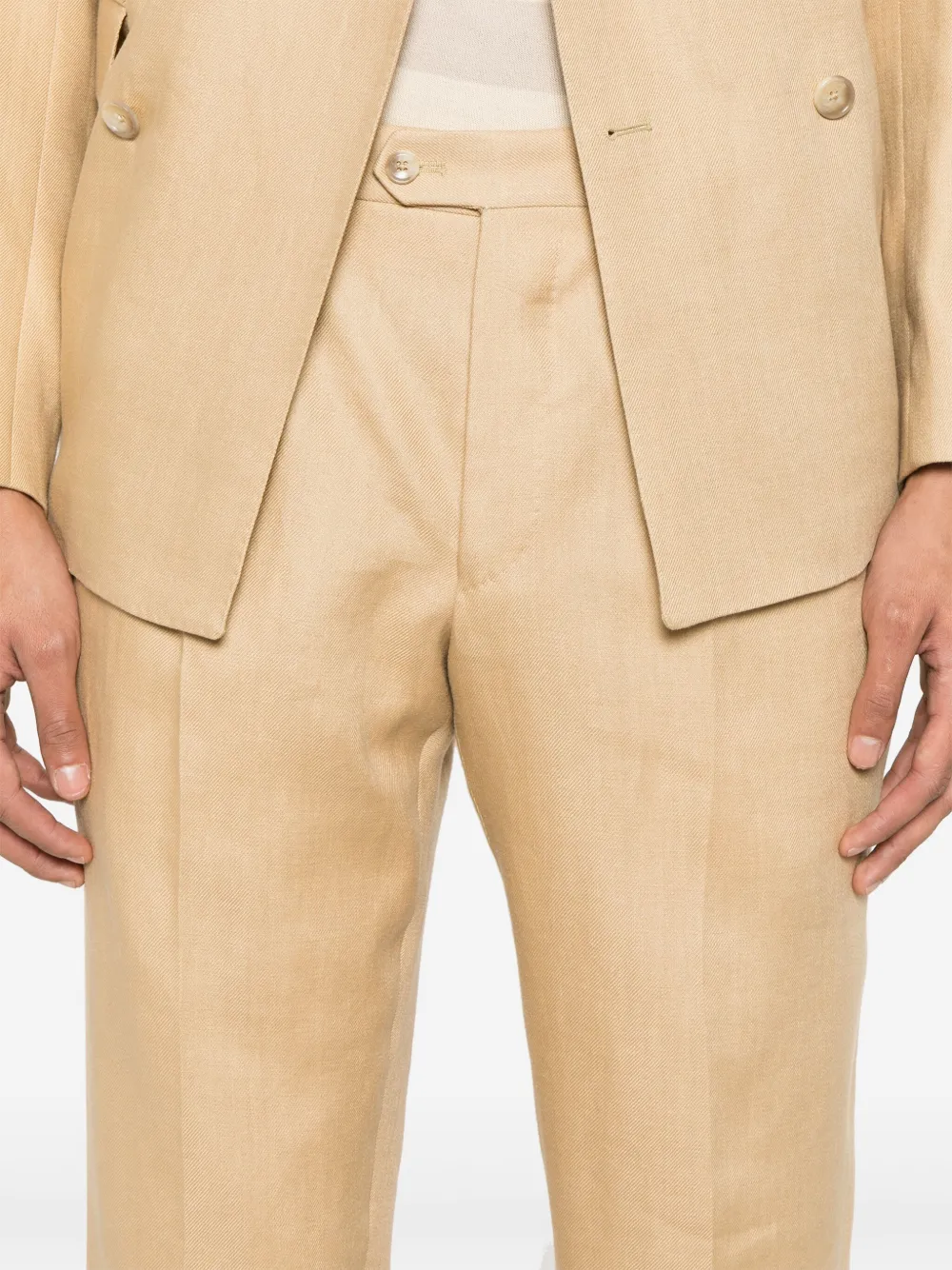 Tagliatore Linnen pak Beige