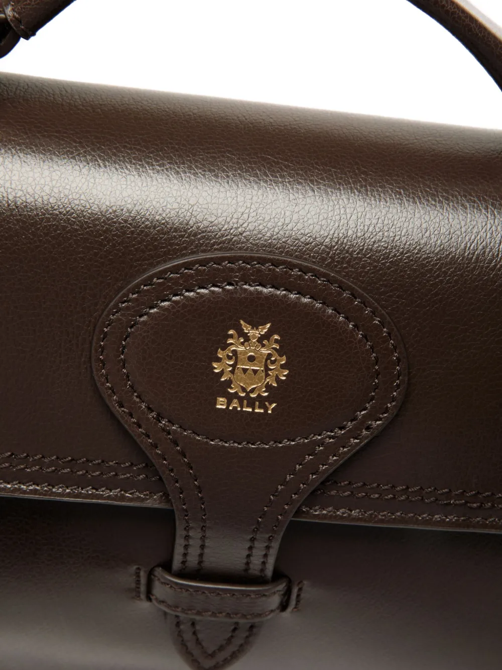 Bally Beckett aktetas met structuur Bruin