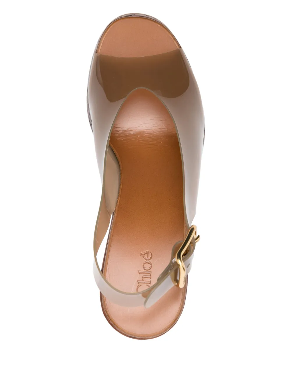 Chloé 150mm Maxime sandals Brown