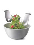 Joseph Joseph curved salad servers - Silver
