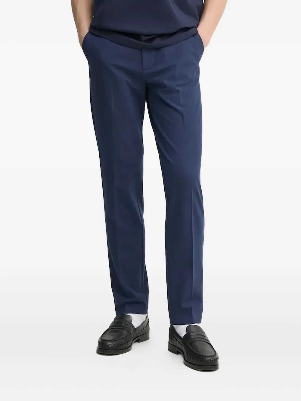 Les Deux Broek met zijzak Blauw