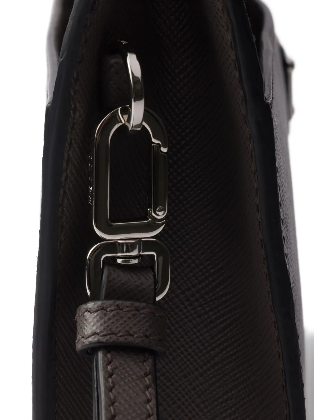 Prada Clutch met reliëf Grijs