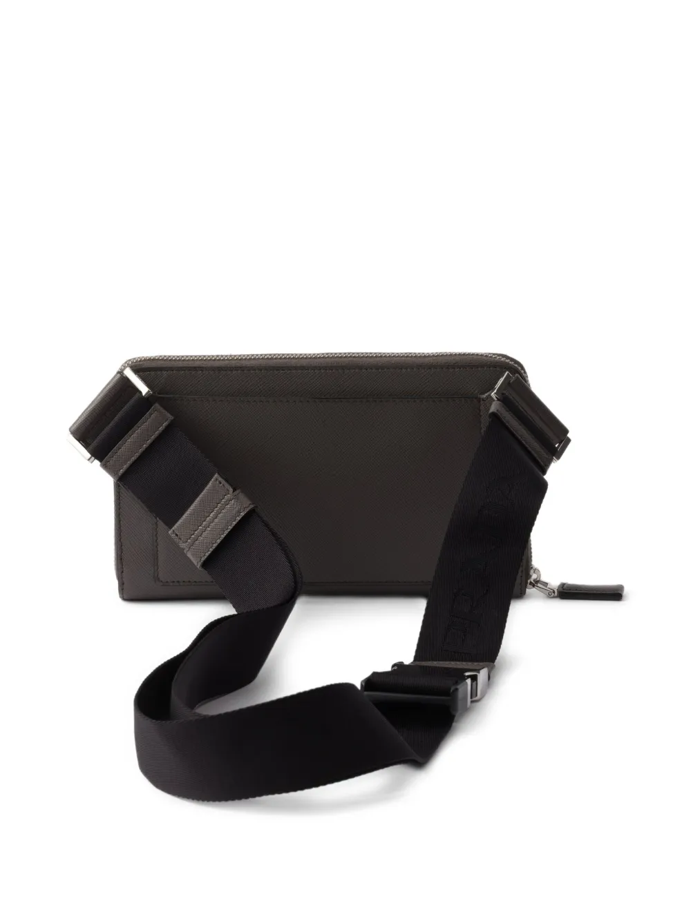 Prada Re-Nylon heuptas met rits Grijs