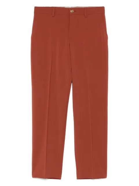 LUIGI BIANCHI MANTOVA pantalones con dobladillo vuelto