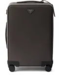 Prada Saffiano leather cabin suitcase - Grey
