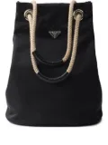 Prada Re-Nylon drawstring tote bag - Black