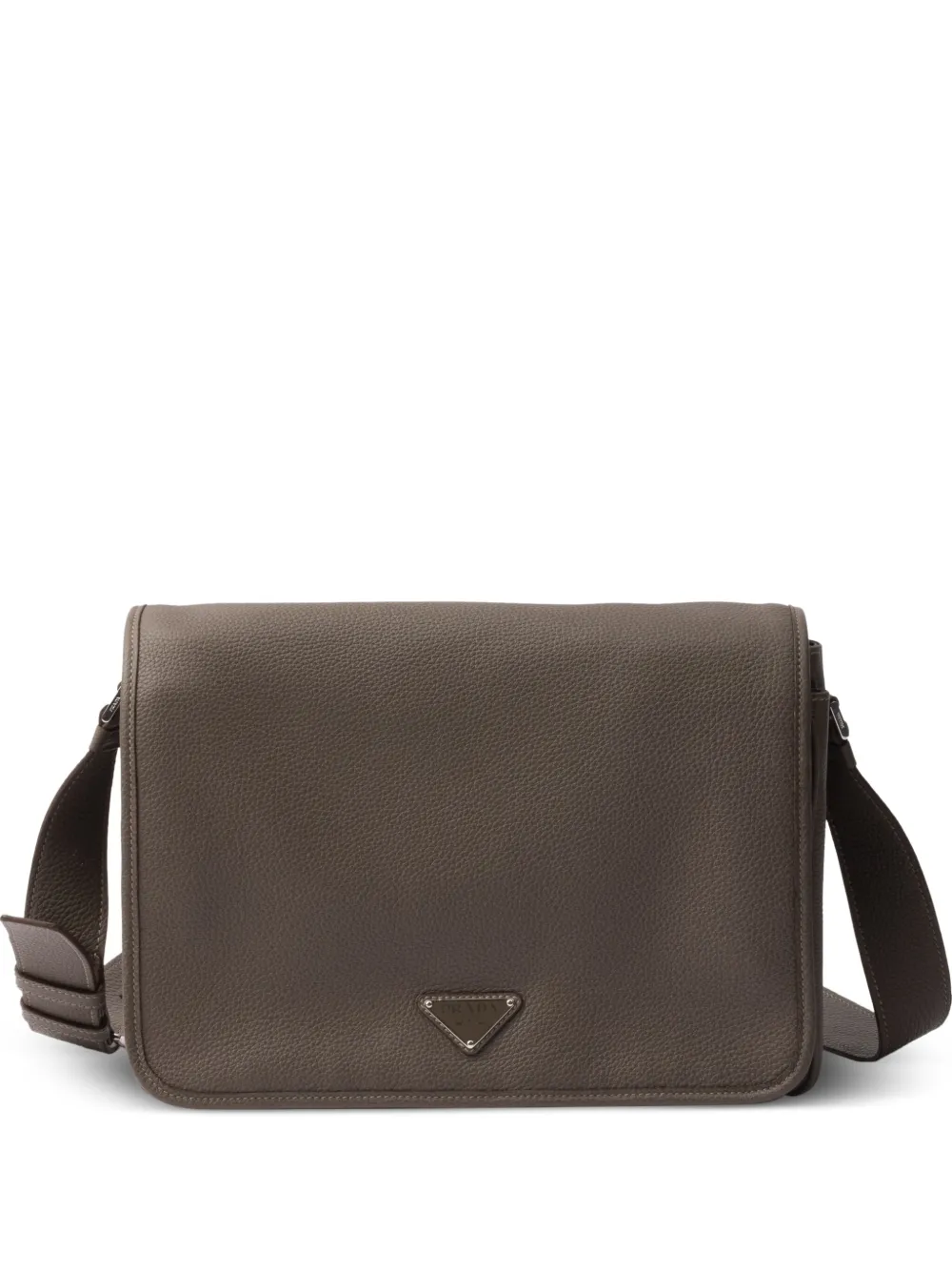 Prada axelremsväska i läder | grå | Image 1