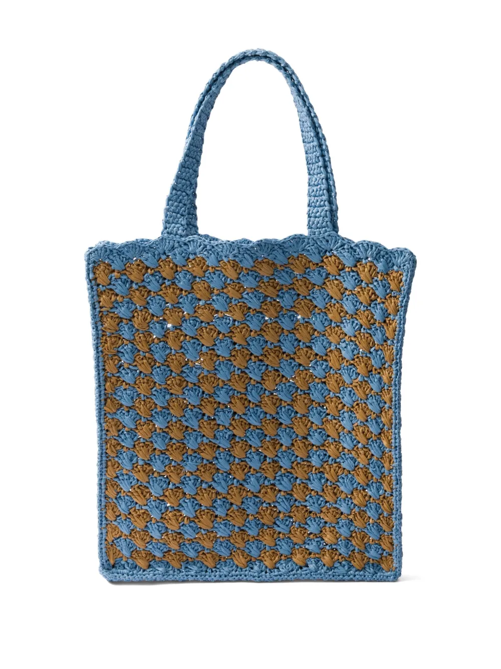 Prada Gehaakte shopper - Blauw