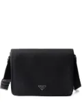 Prada structured messenger bag - Black