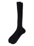 Prada ribbed knee-high socks - Blue