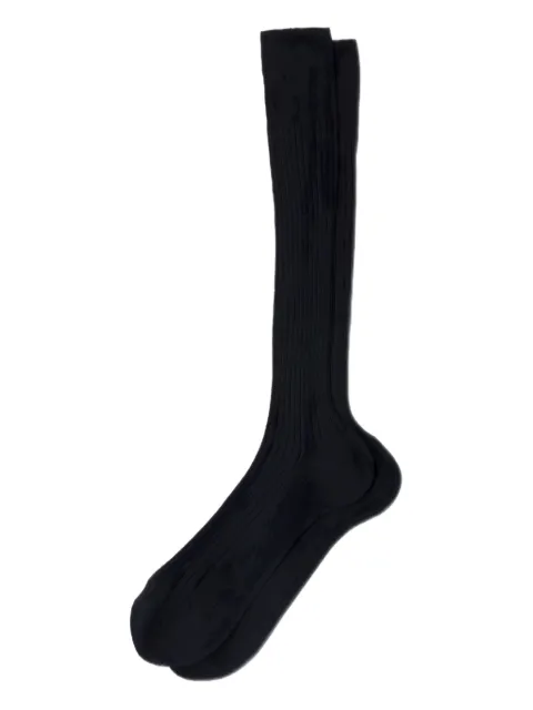 Prada calcetines tejidos de canalé por la rodilla