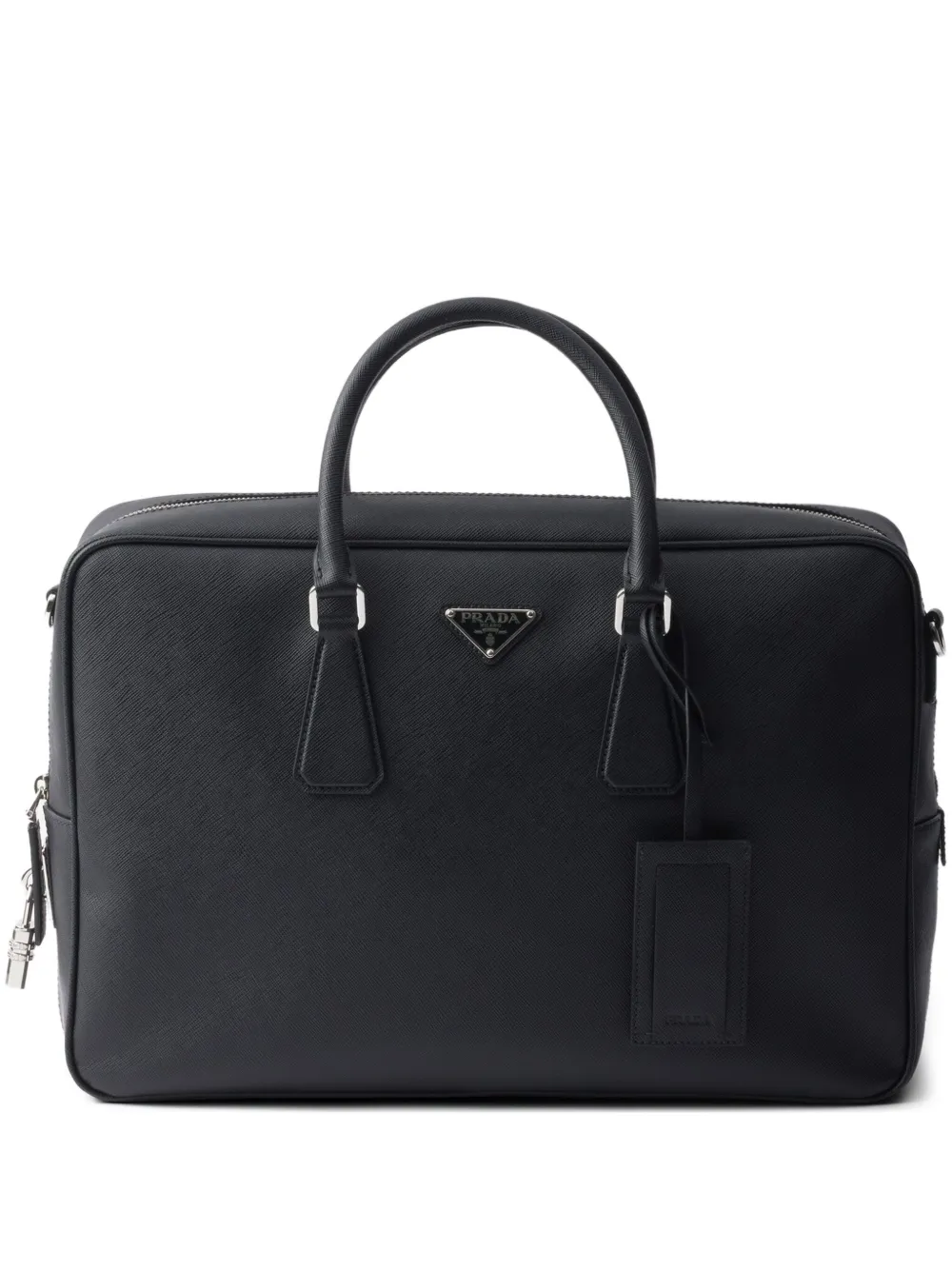 Prada Strukturierte Aktentasche | Schwarz | Image 1