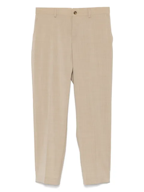 LUIGI BIANCHI MANTOVA pantalones con dobladillo vuelto
