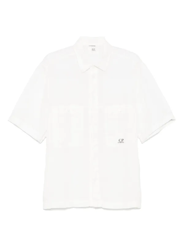 C.P. Company リネンシャツ | ニュートラル | FARFETCH JP