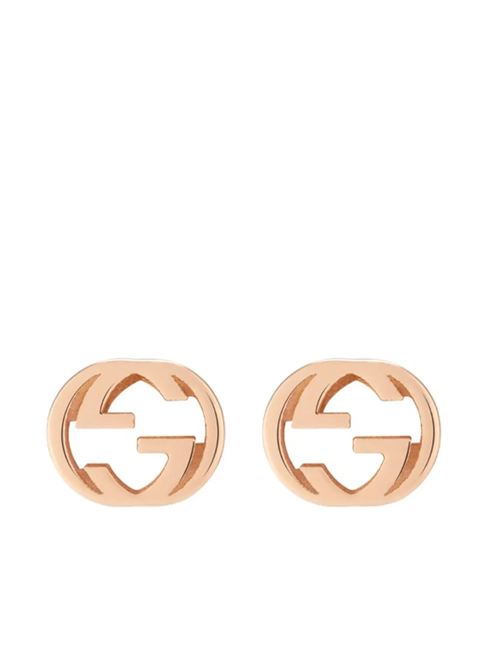 Gucci Interlocking earrings - Rosa
