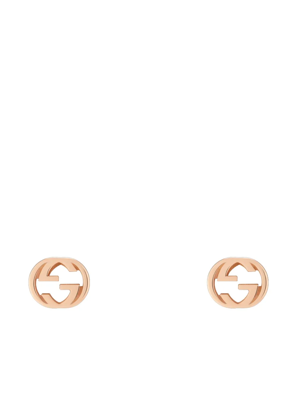  Gucci Pendientes Con Logo Double G - Rosa 