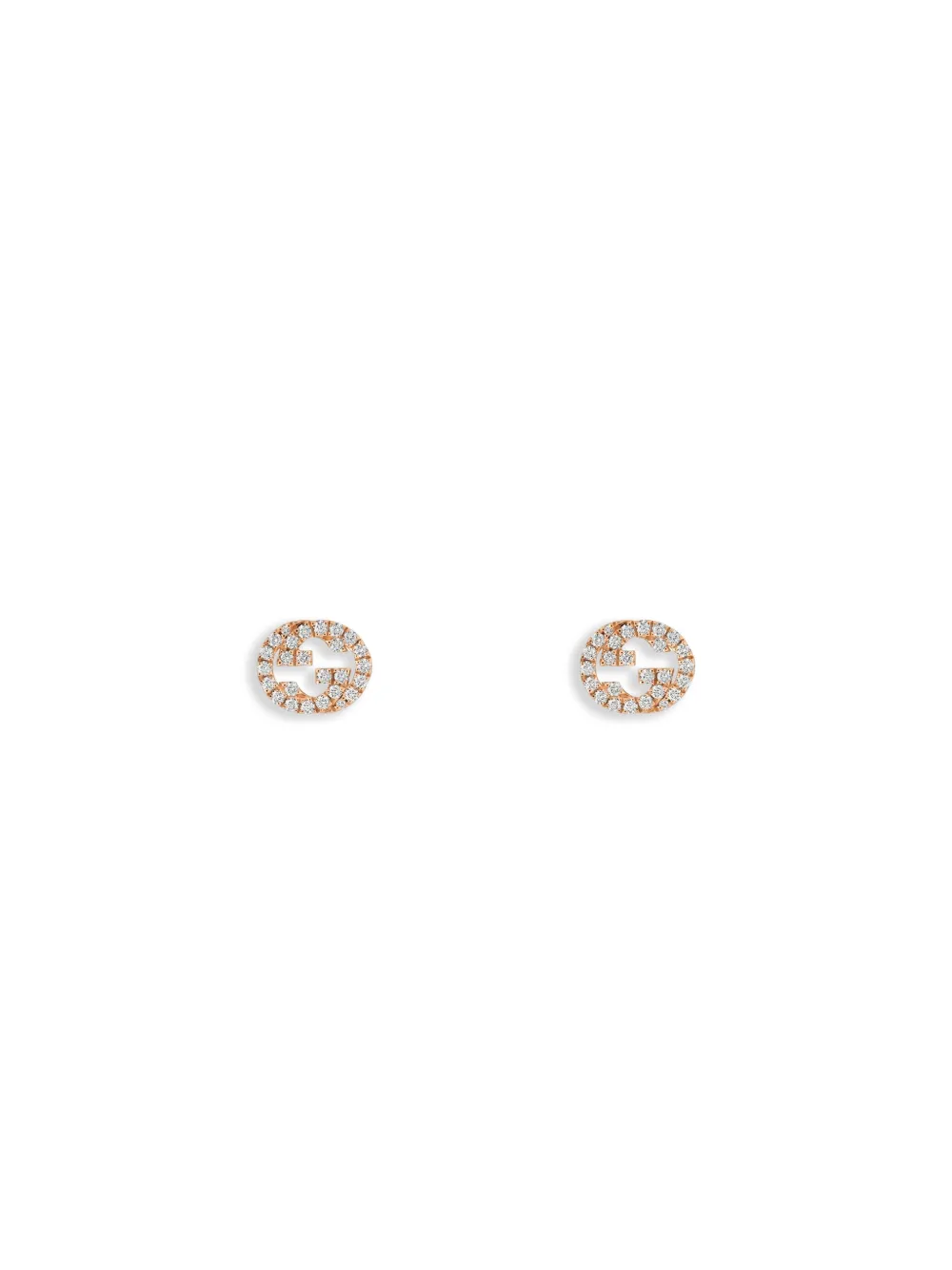  Gucci Interlocking Earrings - Pink 