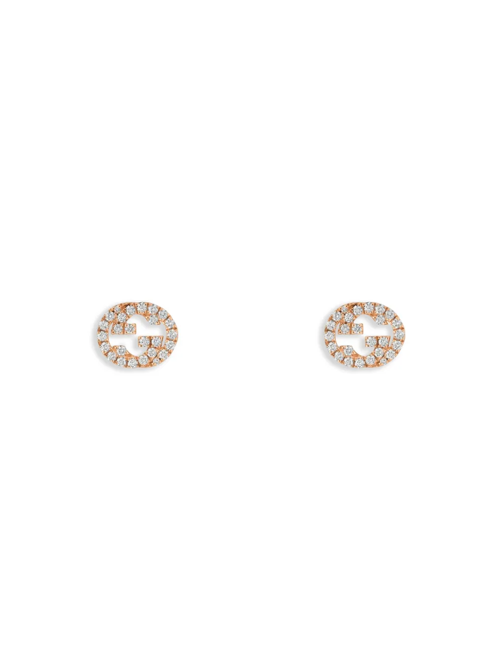 Gucci Interlocking earrings - Rosa