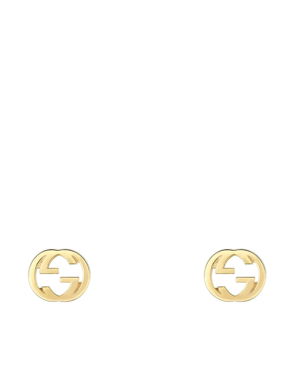  Gucci Interlocking Earrings - Gold 