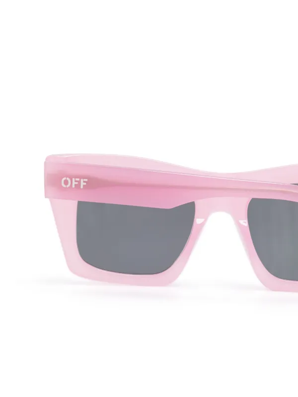 Off-White アローロゴ サングラス ピンクレンズ Off-White Eyewear Oeri サングラス | ピンク | FARFETCH JP