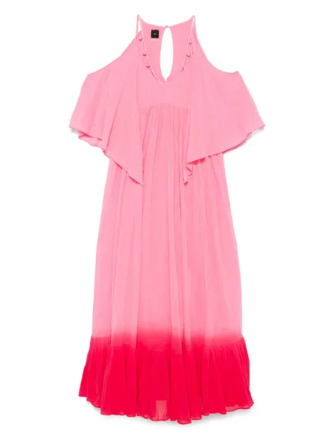 PINKO draped midi dress