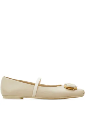 最終値下げ✨早めに決断 Ferragamo フラットシューズ シルバー Ferragamo New Vara フラットパンプス | ピンク | FARFETCH JP