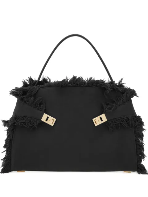 Ferragamo large Hug fringe-detail shoulder bag
