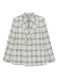 Tagliatore checked blazer - Green