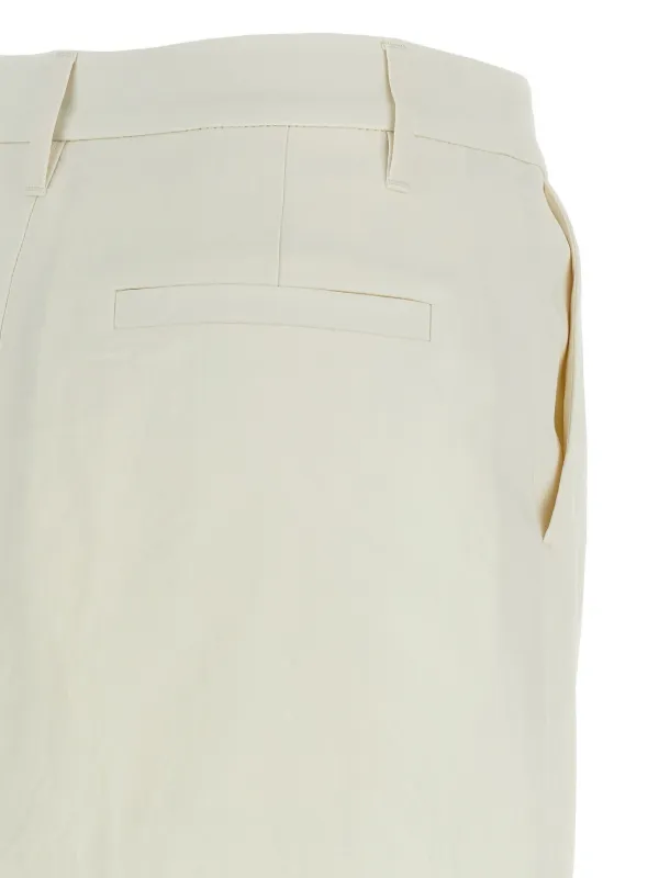 Brunello Cucinelli Wrap Skirt | White | FARFETCH JO