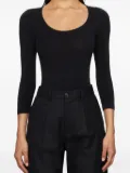 Wolford Tokio scoop-neck body - Black