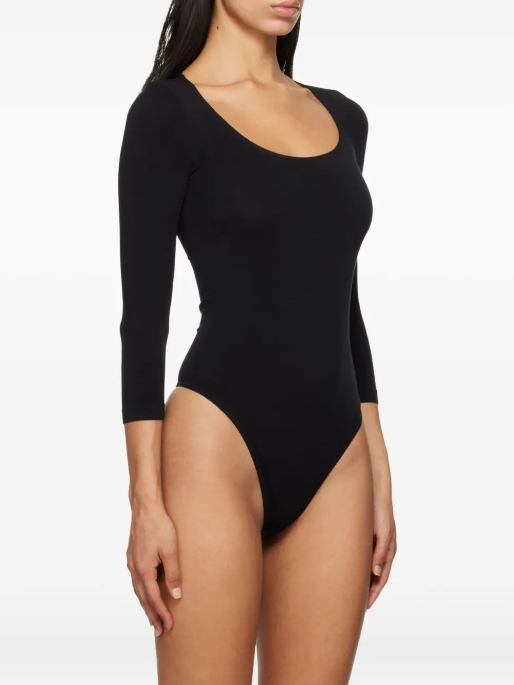 Wolford Tokio Scoop-neck Body In Black