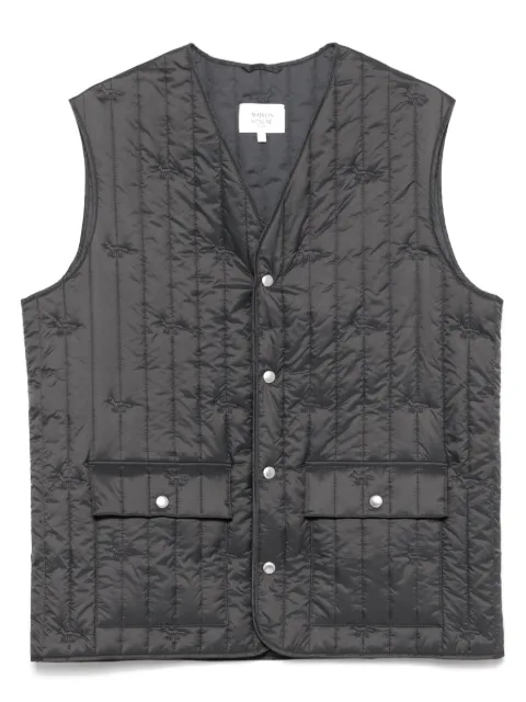 Maison Kitsuné quilted gilet