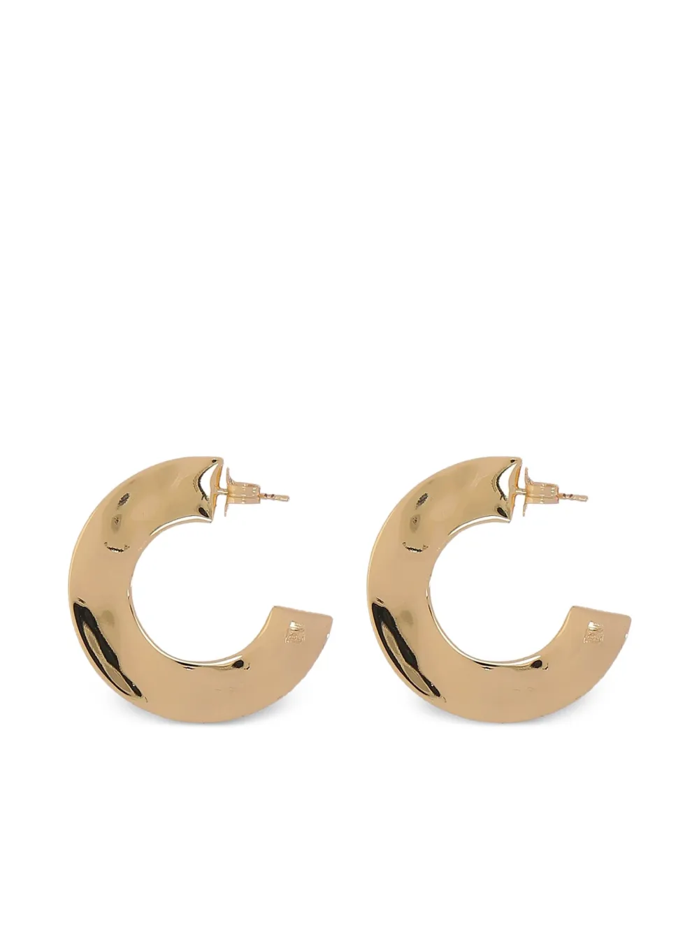 Federica Tosi Mindy curved hoop earrings | Gold | Image 1