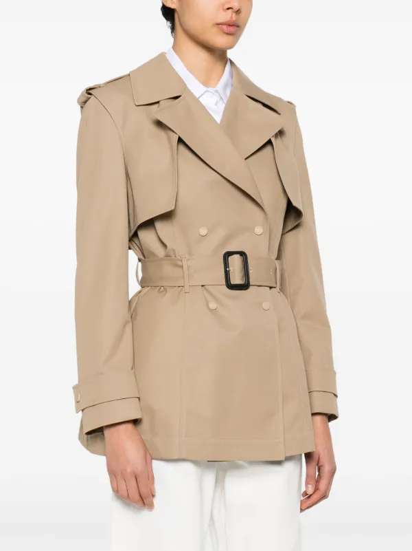 【関税込み】MACKAGE ブラック Adva トレンチコート Adva, Mid-Length buckled belt trench | Mackage® US
