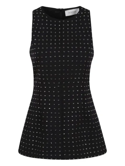 Sportmax تانك توب مزين بترصيع